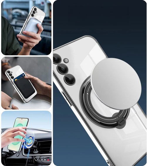 Magnetic Case for Samsung Galaxy S25+ Plus, for MagSafe, black