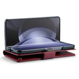 CASEME flip case for Samsung Galaxy Z Fold6 5G, Litchi Wallet, red