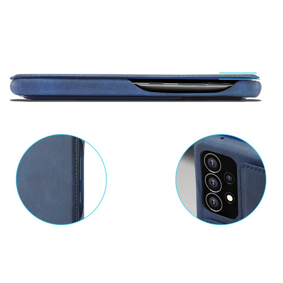 Flip case for Samsung Galaxy A53 5G, LC.IMEEKE, blue