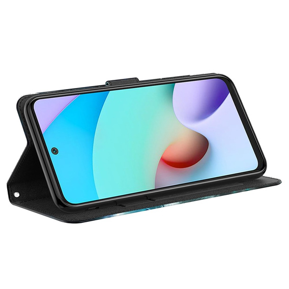Flip case for Xiaomi Redmi Note 13 Pro+, Wallet, Marble blue