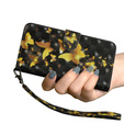 Flip case for Xiaomi Redmi Note 8 Pro, Wallet Butterfly, gold