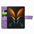 Flip case for Samsung Galaxy Z Fold 4 5G, Butterfly, purple