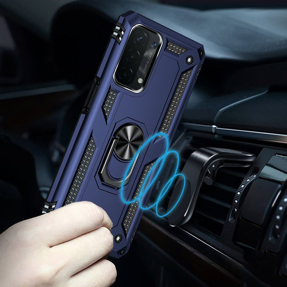 Armor Case for OPPO A54 5G/A74 5G/A93 5G, Nox Case Ring, blue