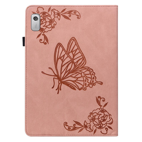 Case for Lenovo Tab M9, Butterfly, pink