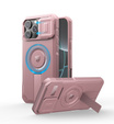 Armored case for iPhone 16 Pro Max, Dexnor CamProtect MagSafe, pink