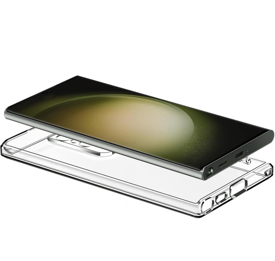 Case for Samsung Galaxy S23 Ultra, Premium Armor Slim, transparent