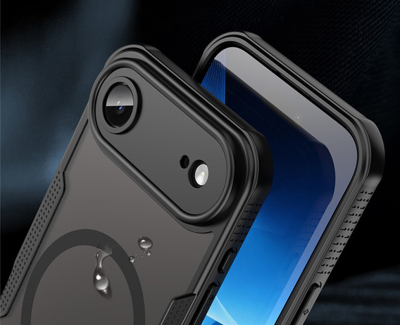 Armoured case for iPhone Air, for MagSafe, matt black