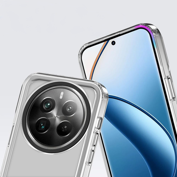 Case for Realme 12 Pro 5G / 12 Pro+ 5G, Fusion Hybrid, transparent