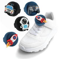 Set of 4x cases for Apple AirTag, with boy motif - blue / black