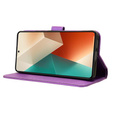 Flip case for Xiaomi Redmi Note 13 5G, Wallet Smart Magnet, purple
