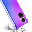 Case for Oppo Reno 10 / 10 Pro, Gradient Dropproof, Purple / blue
