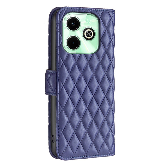 Flip case for Infinix Hot 40i, Wallet, BINFEN COLOR, blue
