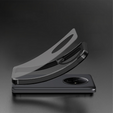 Case for Xiaomi Redmi A3, Fusion Hybrid, with camera protection, transparent / black