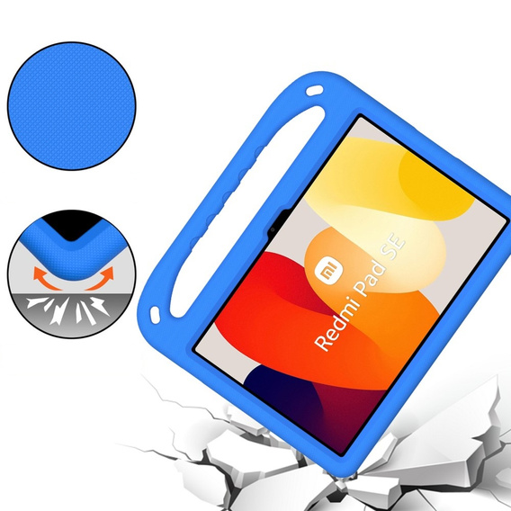 Children's Case for Xiaomi Redmi Pad SE 11", Children's Case with Handle, blue