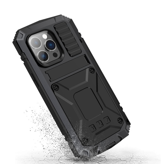 Case for iPhone 14 Pro Max, R-JUST, armoured, black