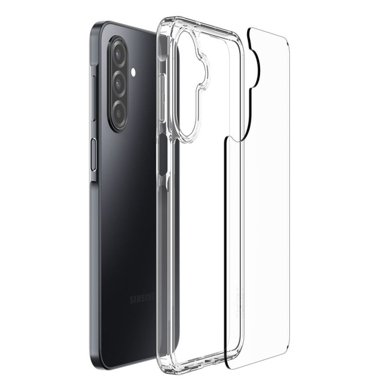 Spigen case for Samsung Galaxy A16 4G / 5G, Ultra Hybrid, transparent + 9H Tempered Glass