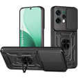 Armoured case for Oppo Reno 14, with camera protection, with stand, black