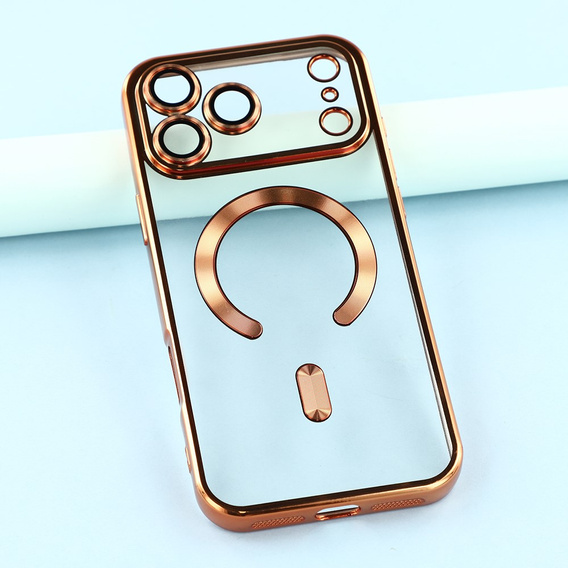 Electro MagSafe case for iPhone 17 Pro, orange