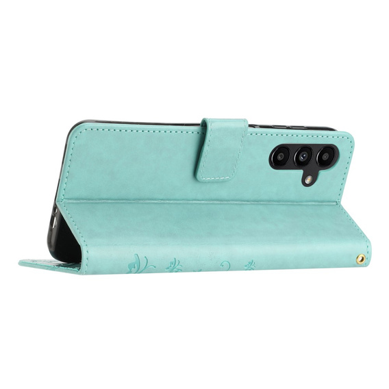 Flip case for Samsung Galaxy A14 4G/5G, Mandala Flower, green