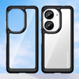 Case for Asus Zenfone 9 5G / 10 5G, Fusion Hybrid, transparent / black