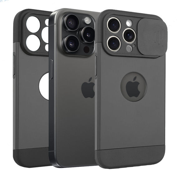 Case for iPhone 15 Pro Max, ERBORD MagArmor MagProtect Camera, black