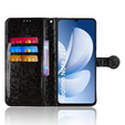 Flip case for Realme Note 70T 4G, Wallet Rhombus, black