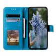 Flip case for Motorola Moto G13 / G23, Mandala Flower, blue