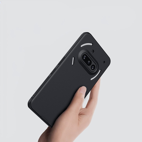 NILLKIN Case for Nothing Phone 3a, Frosted Shield, for MagSafe, black