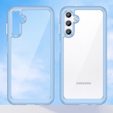 Case for Samsung Galaxy A14 4G/5G, Fusion Hybrid, transparent / blue