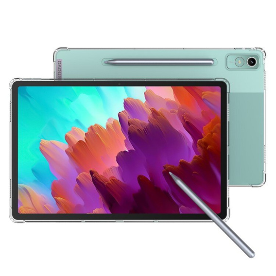 Case for Lenovo Tab P12, Silicone, transparent
