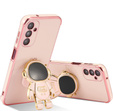 Case for Samsung Galaxy M55 5G, Astronaut, pink