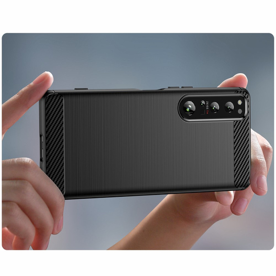 Case for Sony Xperia 1 IV, Carbon, black