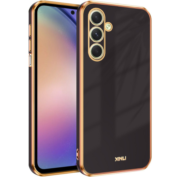 Case for Samsung Galaxy A54 5G, Glamour CamShield, black