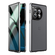 Case for OnePlus 12 5G, Magnetic Dual Glass, silver