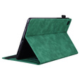 Case for Samsung Galaxy Tab A9+, Classic, with space for stylus, green