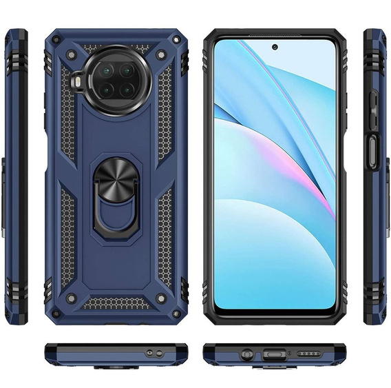 Armor Case for Xiaomi Mi 10T Lite, Nox Case Ring, blue