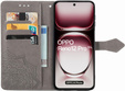 Flip case for Oppo Reno 12 Pro, Mandala, grey