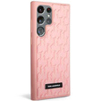 Karl Lagerfeld Case for Samsung Galaxy S23 Ultra, Saffiano Mono Metal, pink