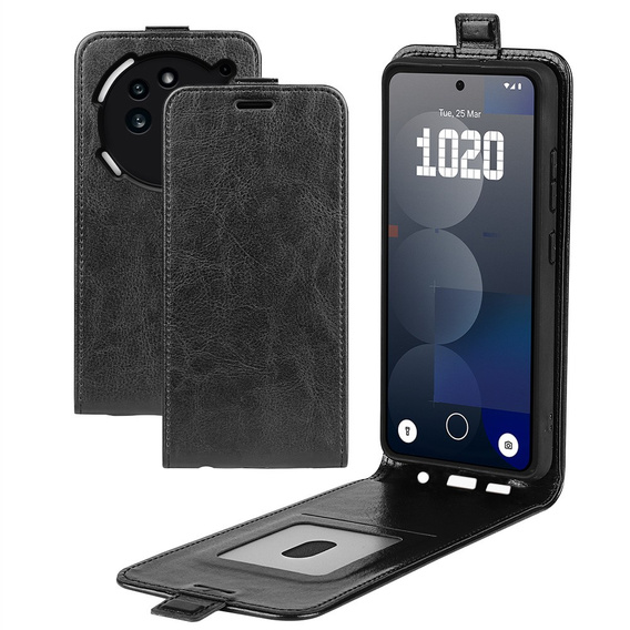 Flip case for Nothing Phone 3a Pro, Flip, black