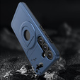 MagSafe case for Samsung Galaxy S24, Military Magnet, Hybrid Case, black