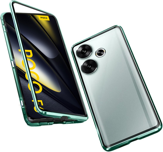 1 x Case for Xiaomi Poco F6, Frame Case, green