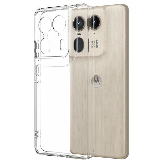 Case for Motorola Edge 50 Ultra, Fusion Hybrid, transparent
