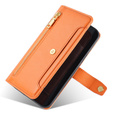 Flip case for Oppo Reno8 T 4G, Wallet Zipper Pocket, orange