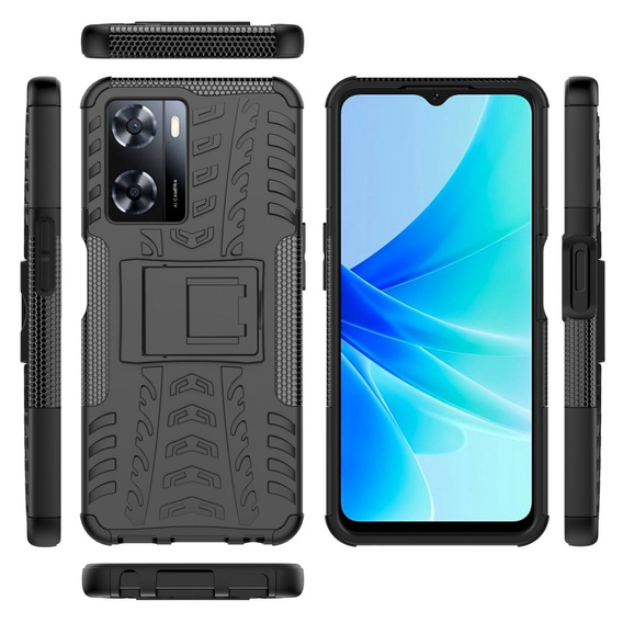 Case for Oppo A57s, Tire Armor, black