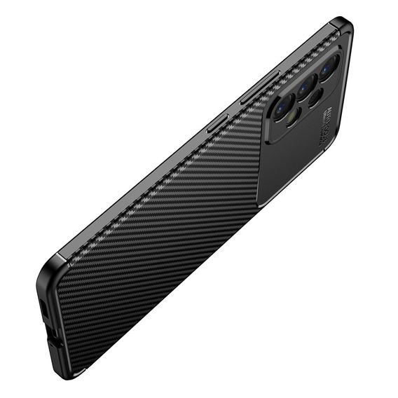 Case for Samsung Galaxy A53 5G, Carbon Gel, black