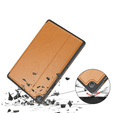 Case for Samsung Galaxy Tab A9+, Business Card and Pen Slot, brown