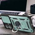 Case for Motorola Edge 40 Neo, CamShield Slide, green