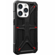 Case Urban Armor Gear for iPhone 15 Pro, Monarch, Kevlar black