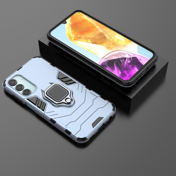 Case for Samsung Galaxy M15 5G, Kickstand Ring, blue