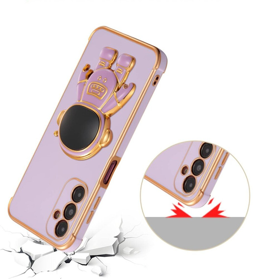 Case for Samsung Galaxy M55 5G, Astronaut, purple